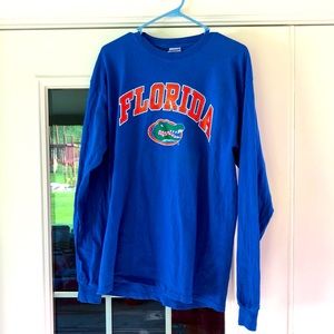 Florida Gators long sleeve blue shirt